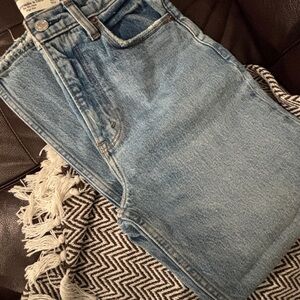 Abercrombie & Fitch Light Blue Straight Leg Jeans